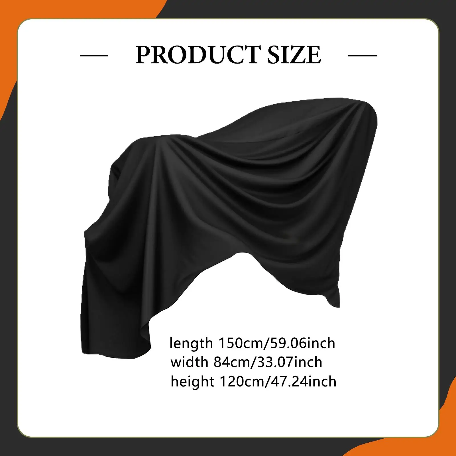 غطاء منفاخ الثلج مقاوم للماء والغبار مع مقبض، مقاوم للرياح