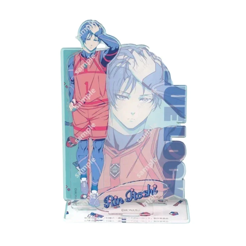 أنيمي كرة القدم الشكل الاكريليك تقف تأثيري Isagi Chigiri Bachira ناجي Karasu الكرتون الرسوم المتحركة السجن نموذج هدية لعبة #2