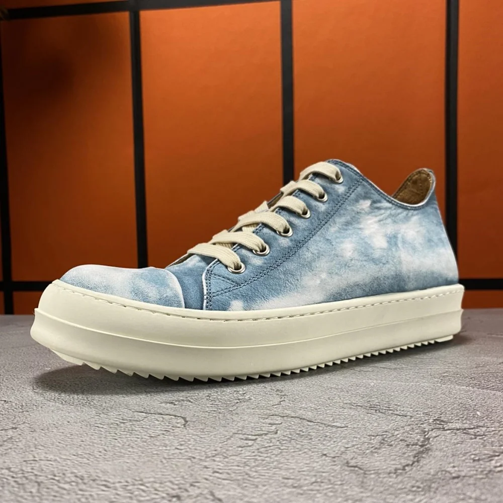 

New style dirty trendy men's retro British style round-toe lace-up flat casual men's shoes