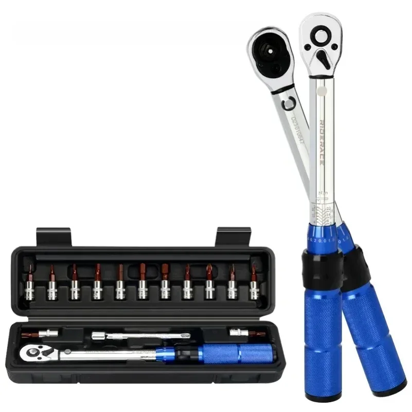 TINSOL 15Pcs Set Bicycle Torque Wrench Set 1/4