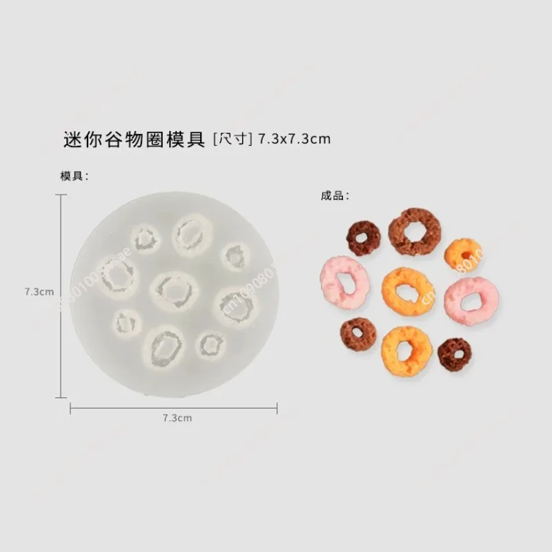 Simulated Cereals Silicone Handmade Grain Candle Mold  Aromatherapy Soap Chocolate Cake  Resin Crafts Mould Home Decoration