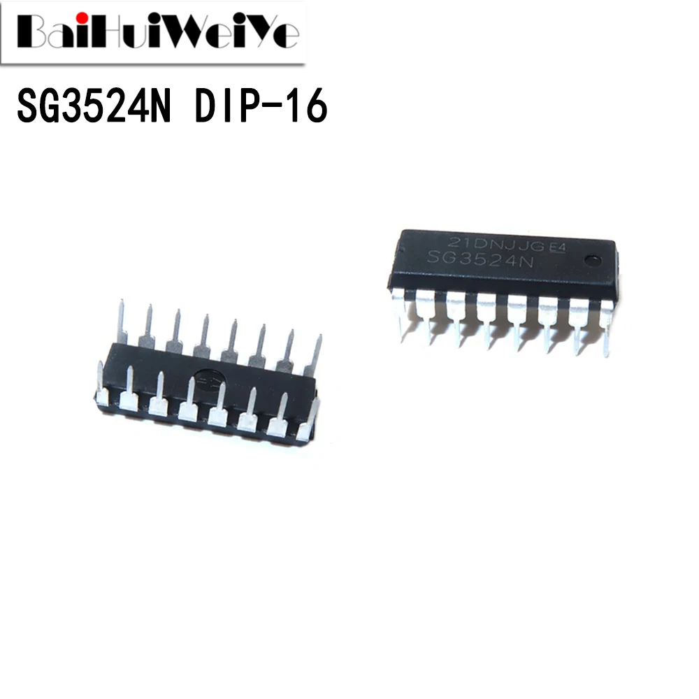 10PCS SG3524 SG3524N Dual Channel Adjustable PWM Control IC DIP-16 New Good Quality Chipset