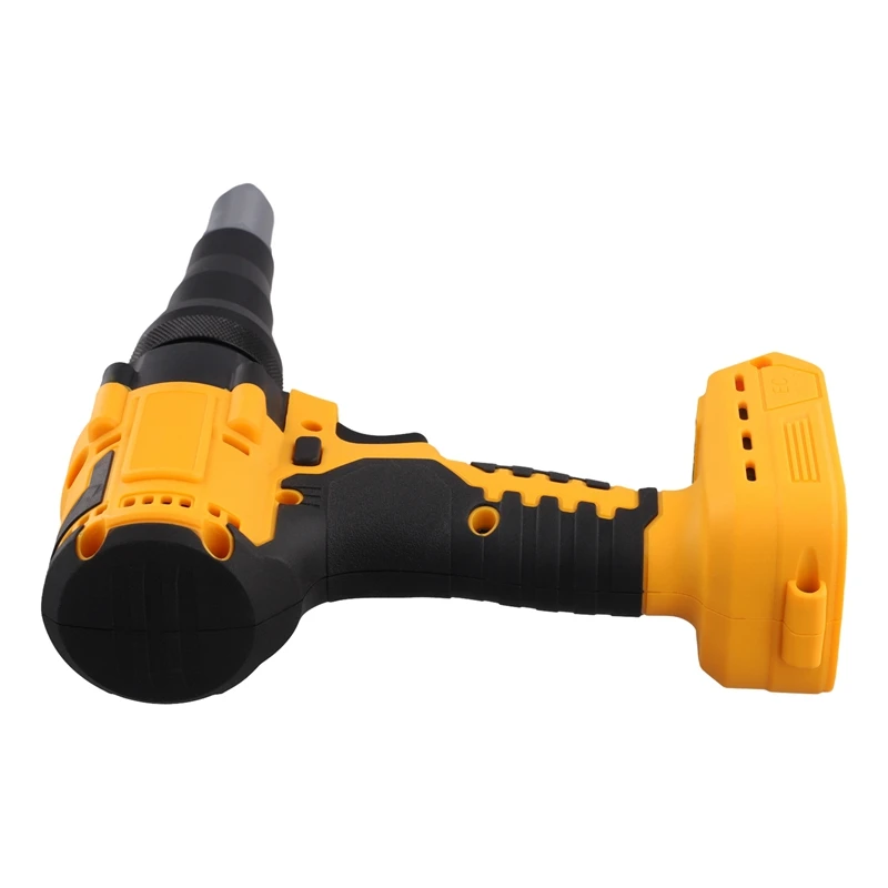 Brushless Electric Riveter Gun 3-6Mm Rivet Cordless Riveting Tool Screwdriver  For Dewalt 18V 20V Battery (No Battery)