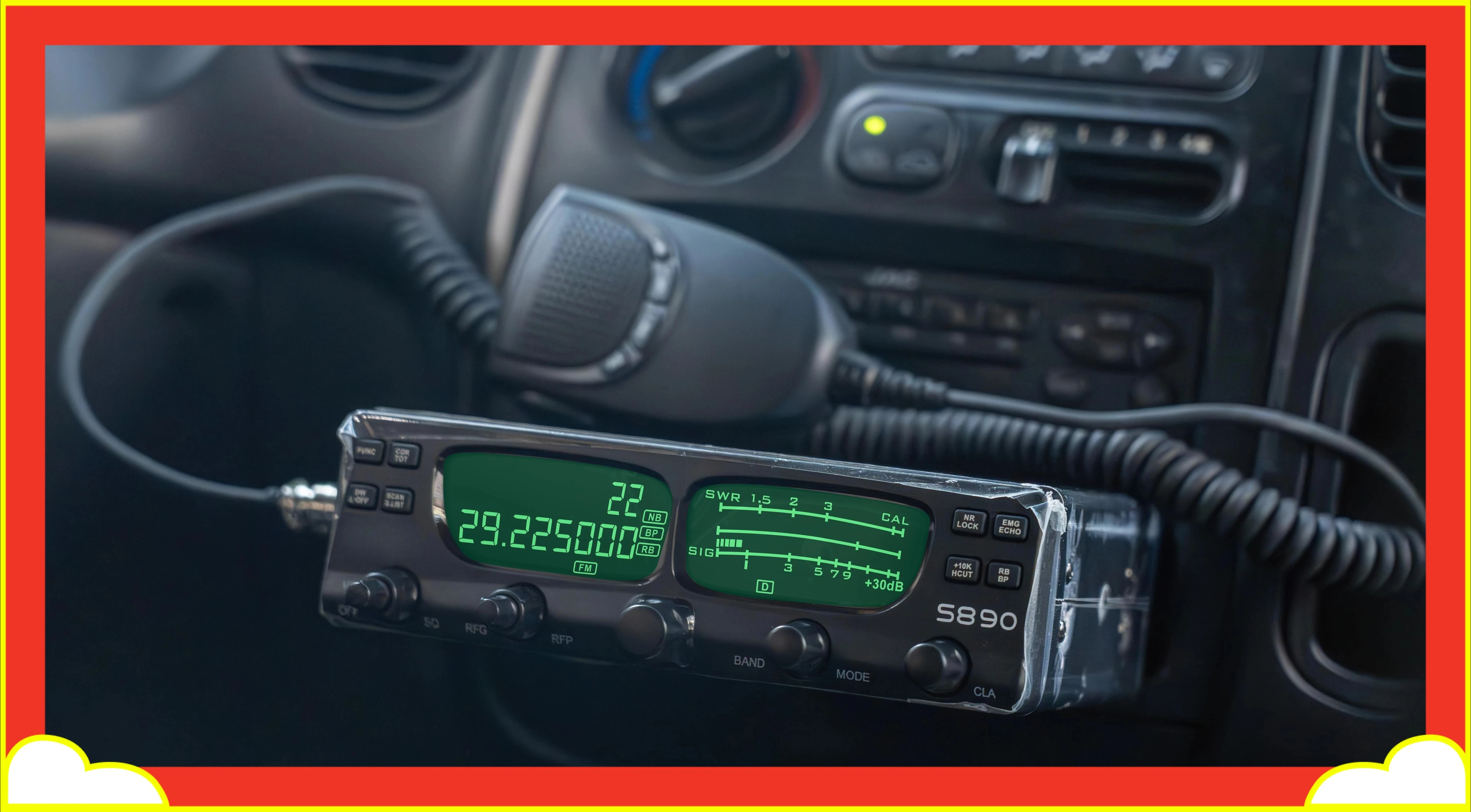 2026 Starft S890 Long Range CB SSB Mobile for 27mhz Car Marine radio AI Noise Reduce IPX-1 Water Resistant 40W Output Power