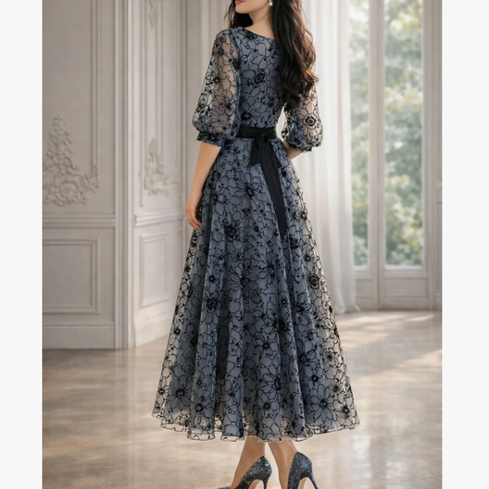 Customized New In Elegant Mother of the Bride Dresses Half Sleeve Ankle-Length A-Line Wedding Guest Party Groom Dress 2026