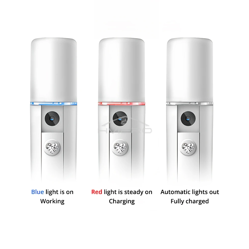 Mini Humidifiers Large Fog 5V Nano Spray Water Replenishing Instrument Hand-held Portable Steamer Moisturizing Beauty Implement