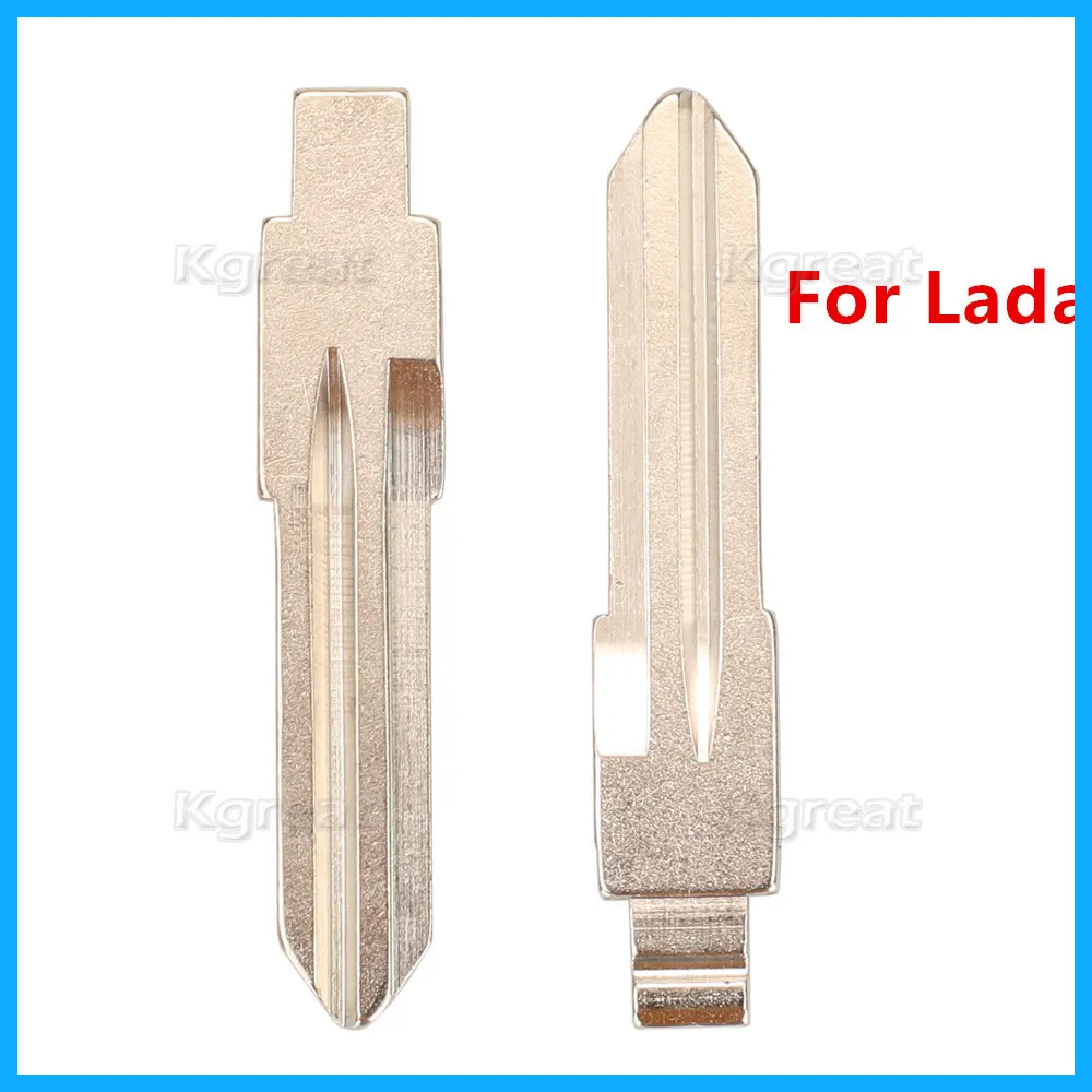 10pcs L5 Car Key Blade Uncut Car Flip Remote Blank Folding Key Blade for LADA Replacement Key Shell Blade