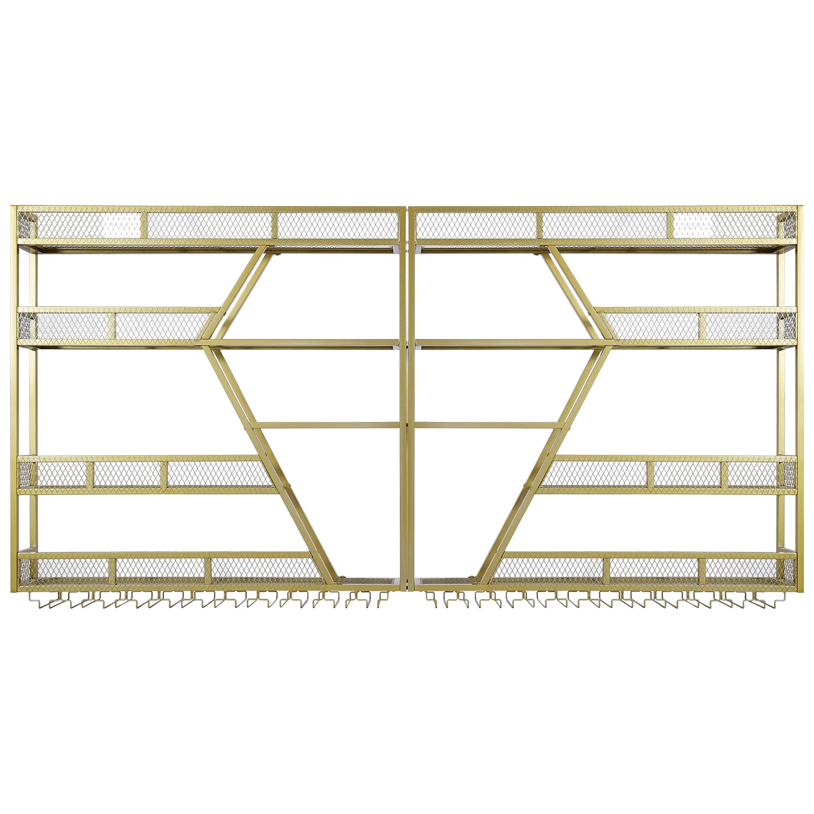 

Металлическая полка для хранения и демонстрации винных бутылок с держателем для бокалов, подставка для бутылок с алкоголем для дома и гостиной