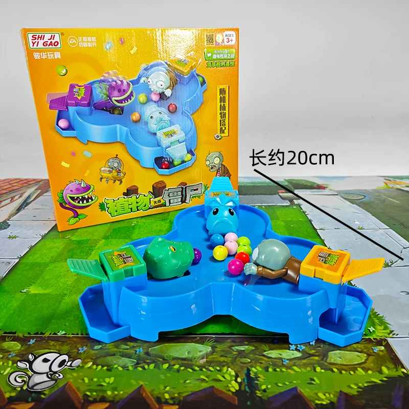 النباتات مقابل الزومبي سلسلة المعركة التنافسية باك مان معركة مجلس زومبي لعبة شخصية الحلي الألعاب التفاعلية هدية للأطفال