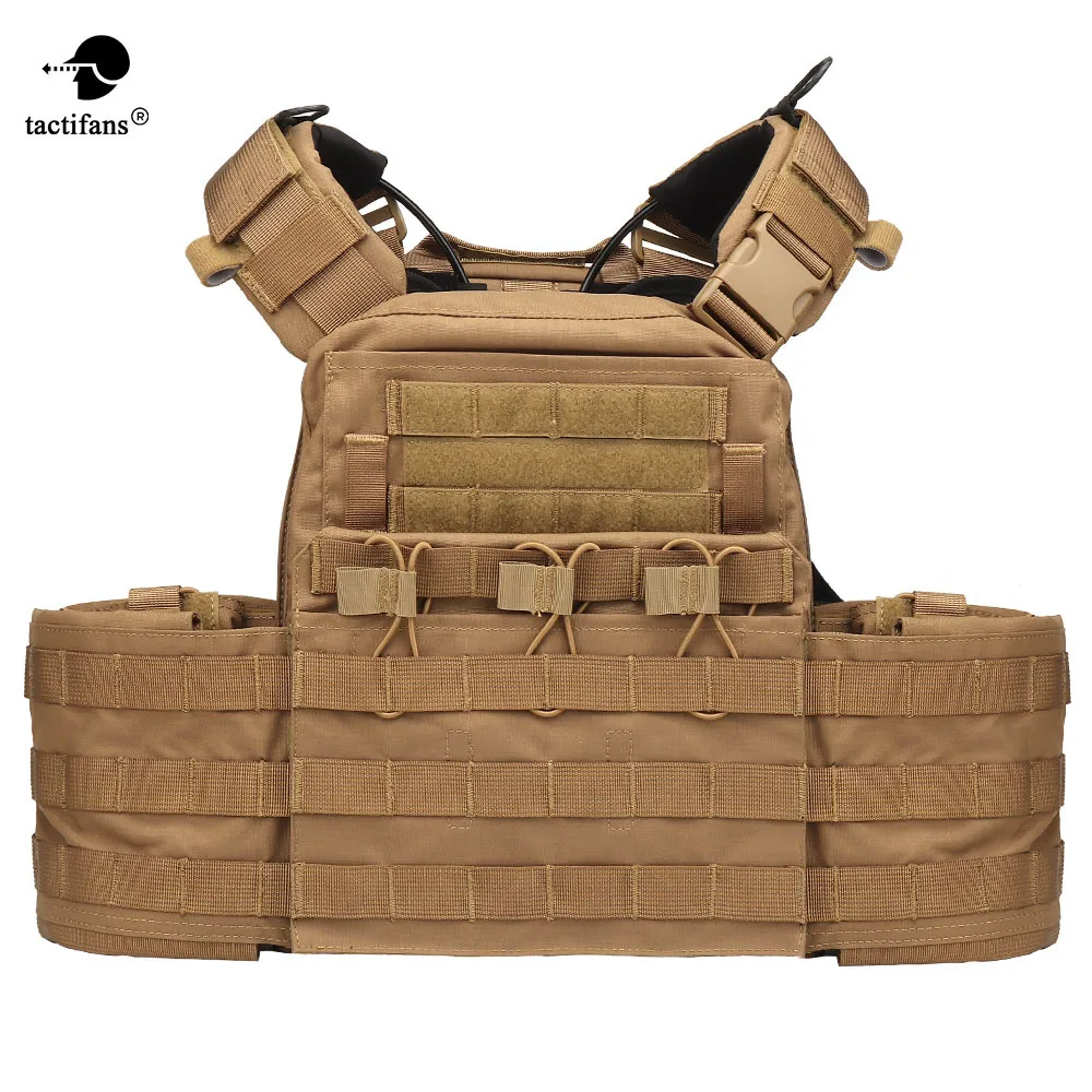 Airsofts Sports Tactical CS CPC Vest Molle Webbings Carrier Magazine Pouch With EVA Armor Plate Modular Combat Paintball Hunting