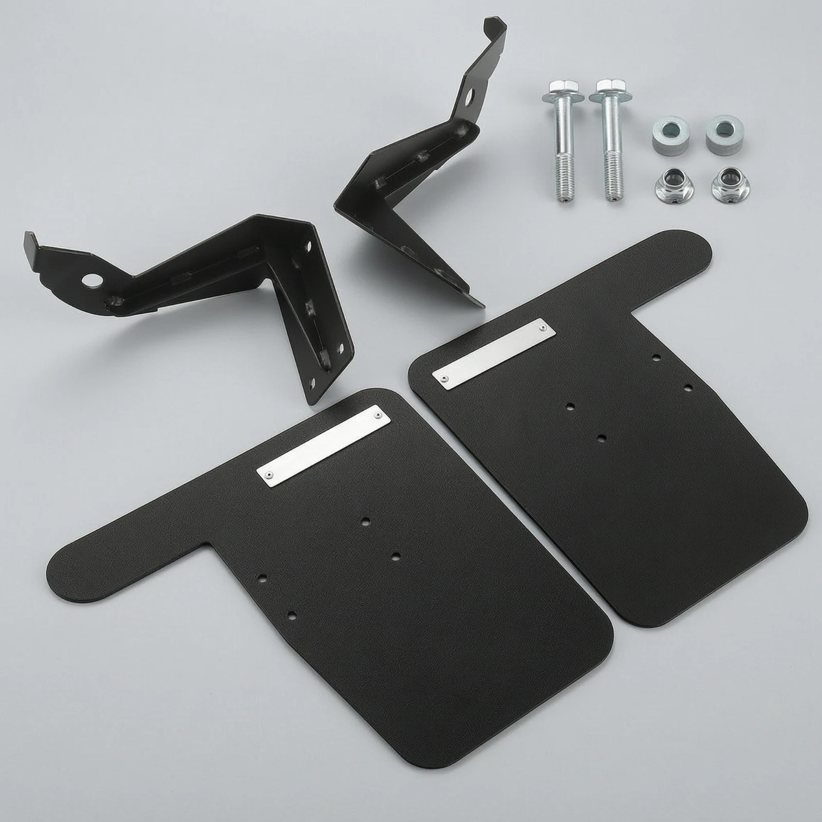 Rear Mud Flaps Textured Rear Arm Guards Mud Flaps with Mounting Hardware Bolt-on Mudguards Flexible for off-Road Riders