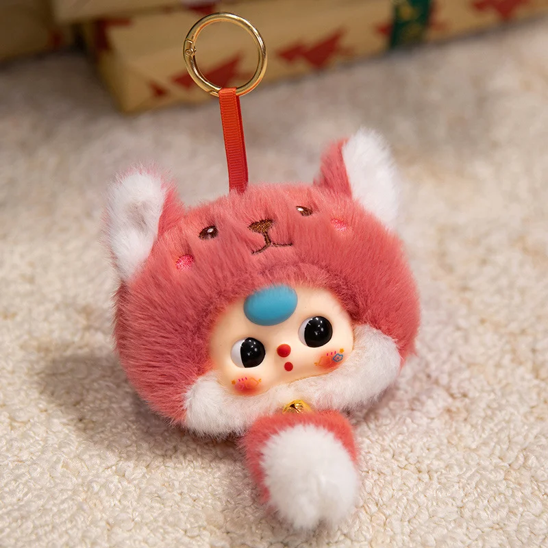 Mignon mignon poupée en vinyle petit pendentif, panda rouge, éléphant, poupée en peluche sac de dessin animé pendentif porte-clés poupée, cadeau d'anniversaire