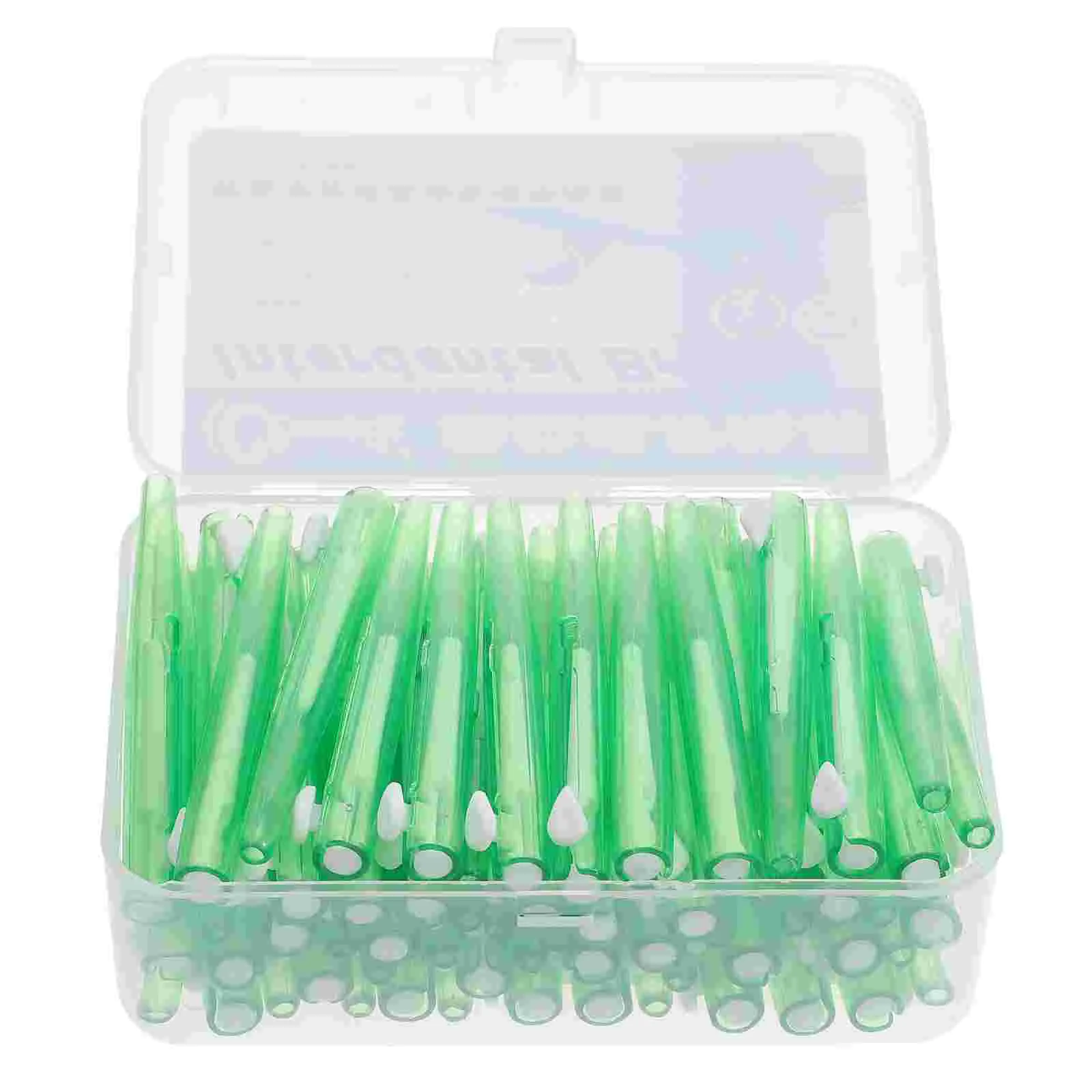 60 Pcs Dental Floss Interdental Brush Teeth Cleaning Tool Oral Care Portable Tooth Pink Toothpick Flosser