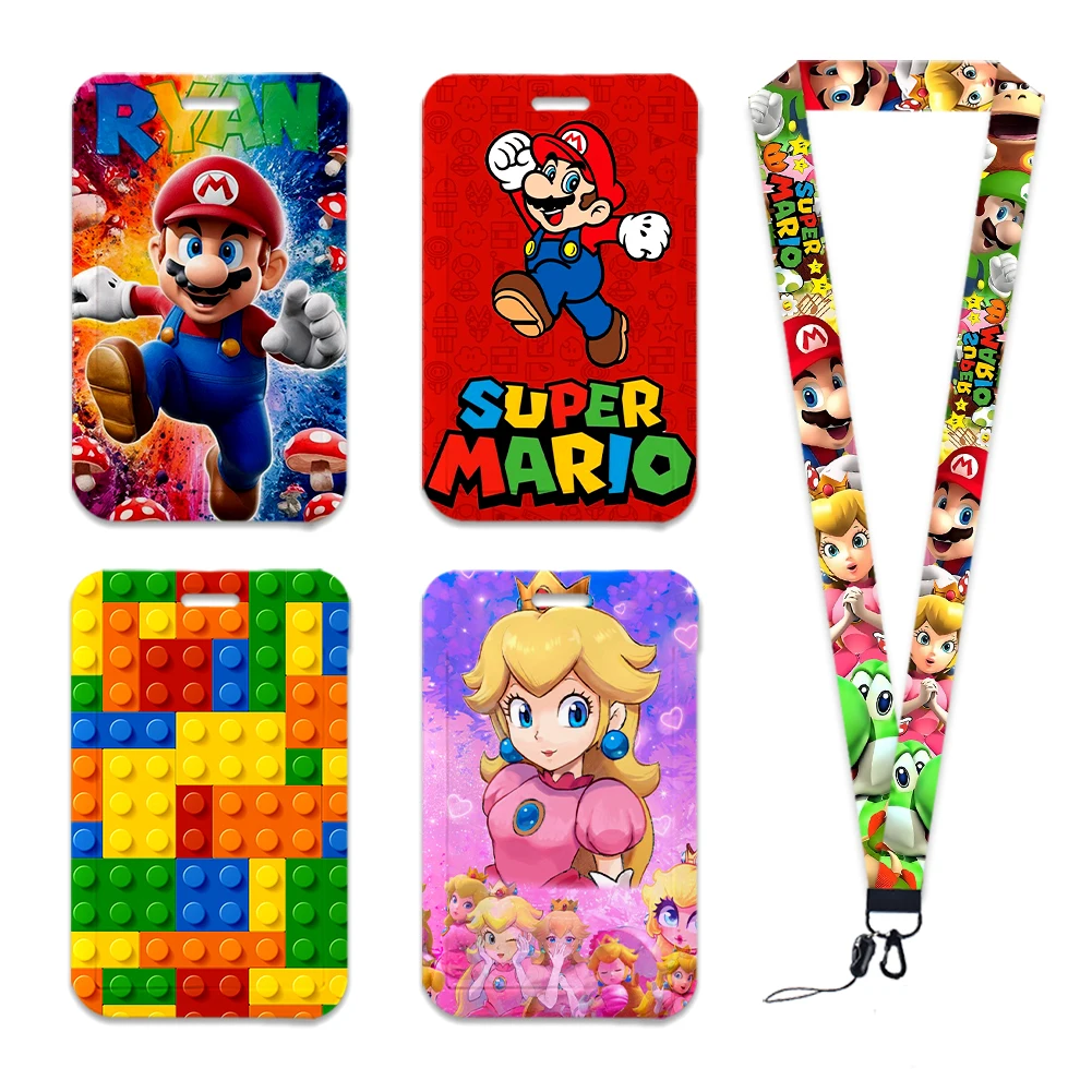 

Hot Selling Games Cartoon Anime Lanyard Keys Chain Id Credit Card Cover Bus Card Holder Charm Badge Holder Personalized Gift