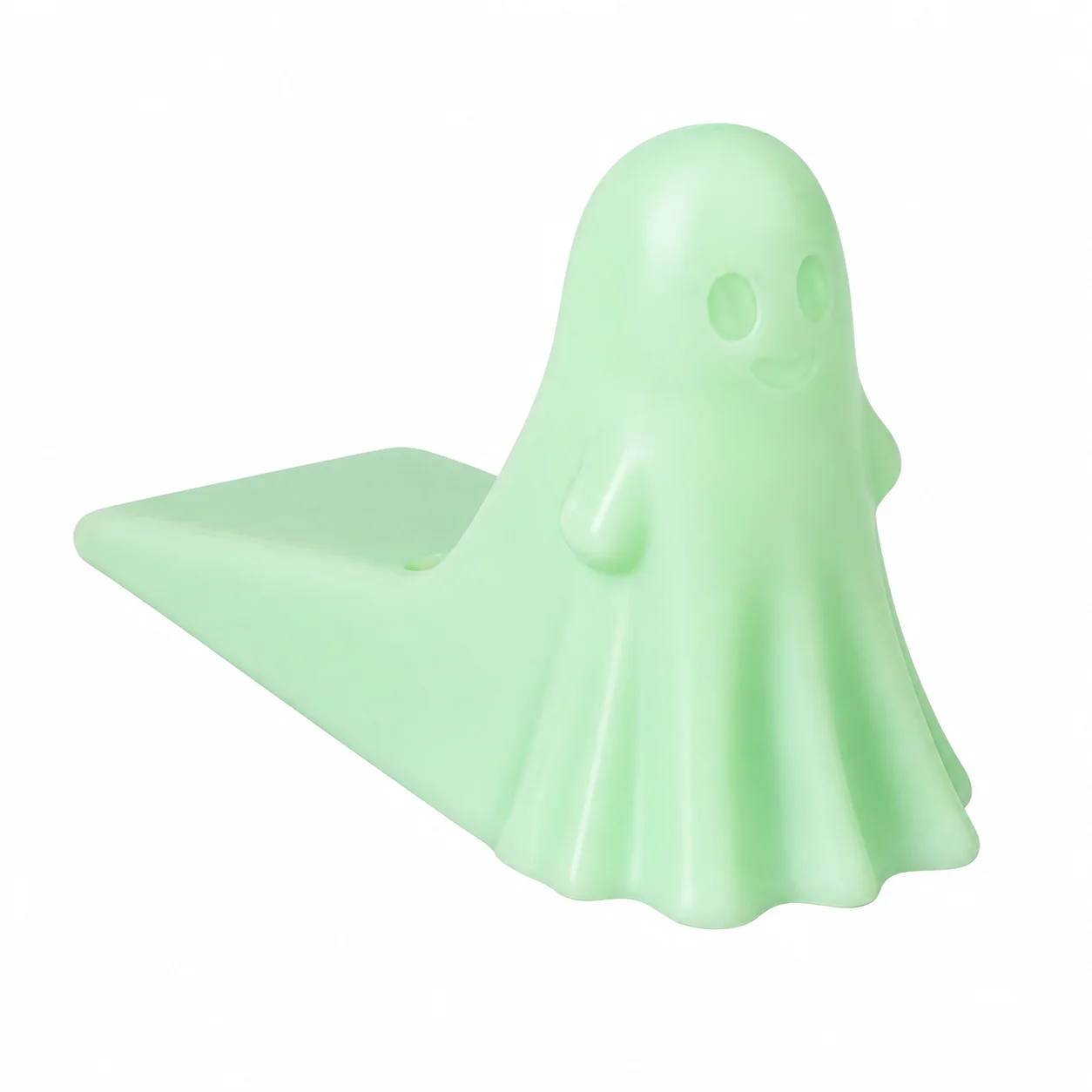 1 Piece Ghost Door Stopper PLA Plastic Weighted for Halloween Home Decor Spooky Party Bedroom Interior Door Stop