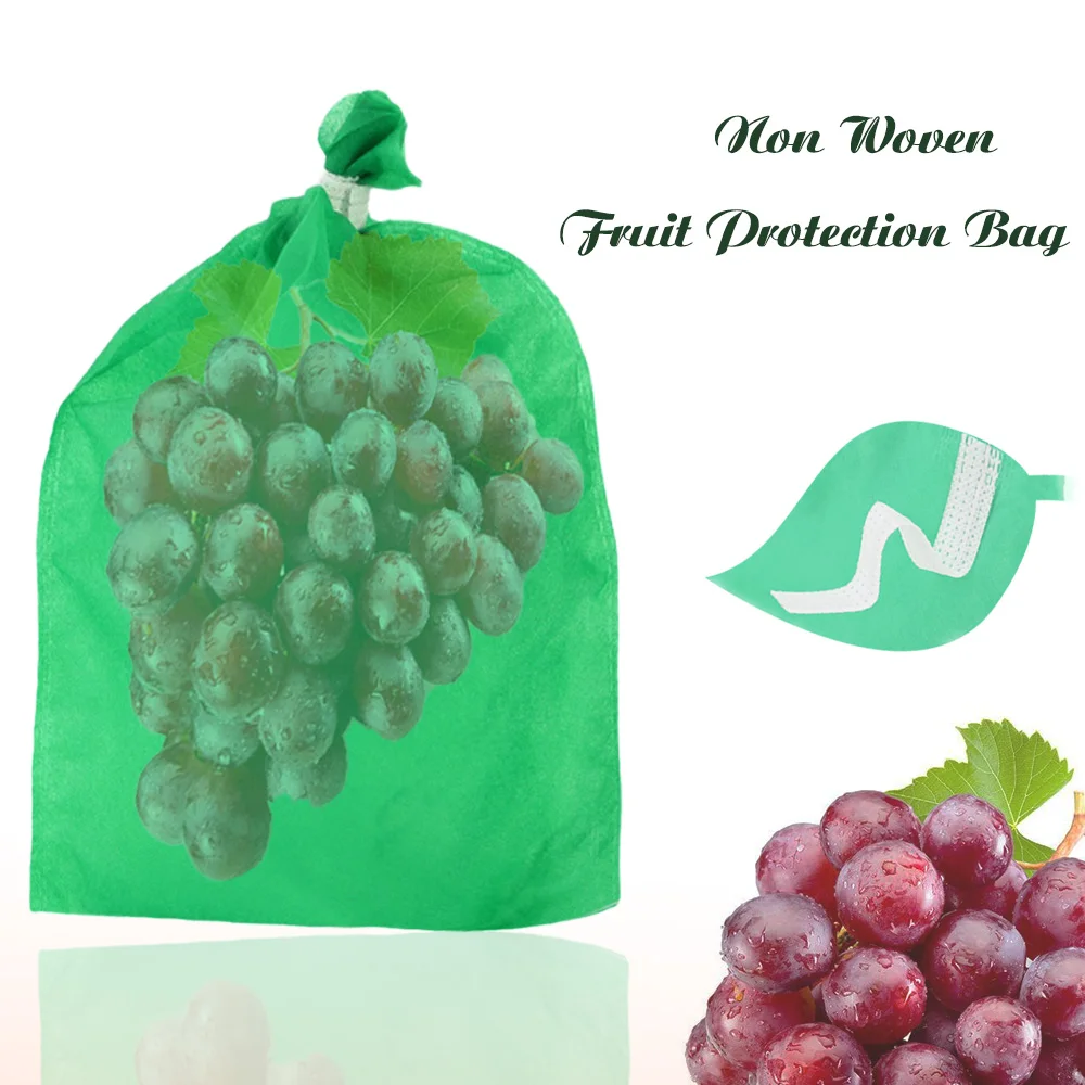 

50-200PCS Fruit Protection Bag Grape Apple Non-woven Breathable Waterproof Pocket Garden Insect-proof And Bird-proof Bagging