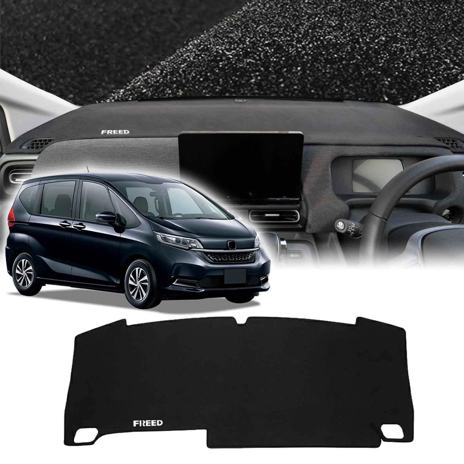 

fit for Honda Freed 2024 2025 2026 RHD Dashmat Dashboard Cover Pad Protective Carpet Car Accessories DashMat Sunshade