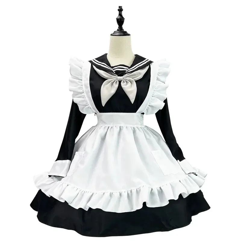 Uniforme de Anime JK, disfraces de Cosplay de marinero, vestido de sirvienta de talla grande, lencería de invierno de manga larga, trajes de espectáculo de animación Lolita para Halloween