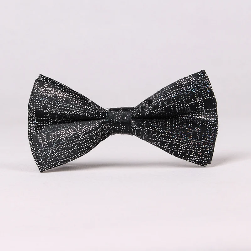 

Men's Bow Tie Sequined Diamond Tie Wedding Hall Stage Party Bowtie Gifts for Men Corbatas Gravata Unisex Groomsmen Groom Prom