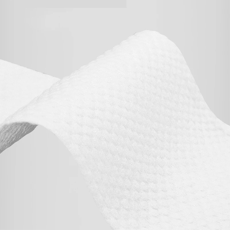 منشفة وجه من القطن الخالص على شكل لؤلؤي يمكن التخلص منها، مزيل مكياج ناعم جاف ورطب ثنائي الغرض. يمكن للبشرة الحساسة استخدامها #5