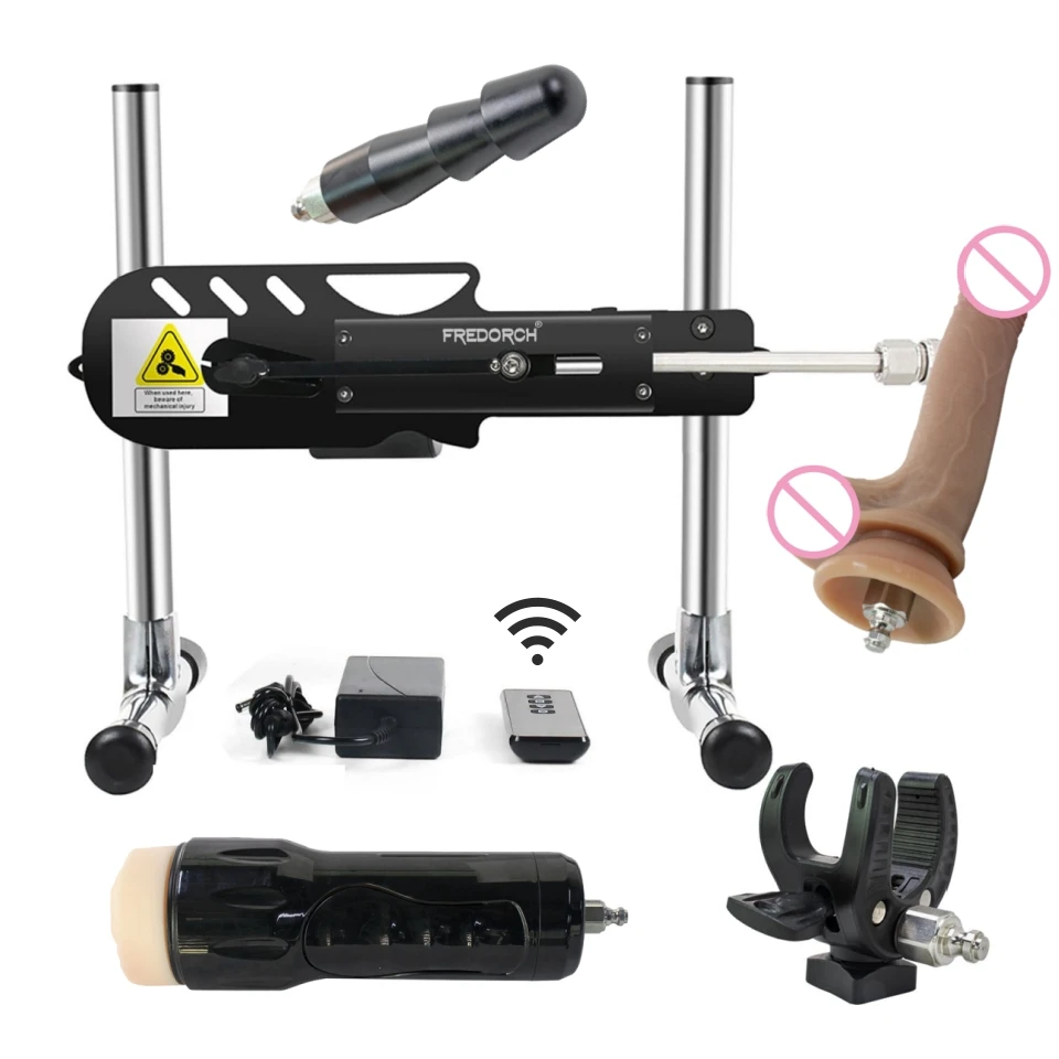 Fredorch Upgrade FR2 Masturbation Machine with Anti-Rotation Dildo Attachments BDSM Furniture Wireless Rmote Control Sex Machine