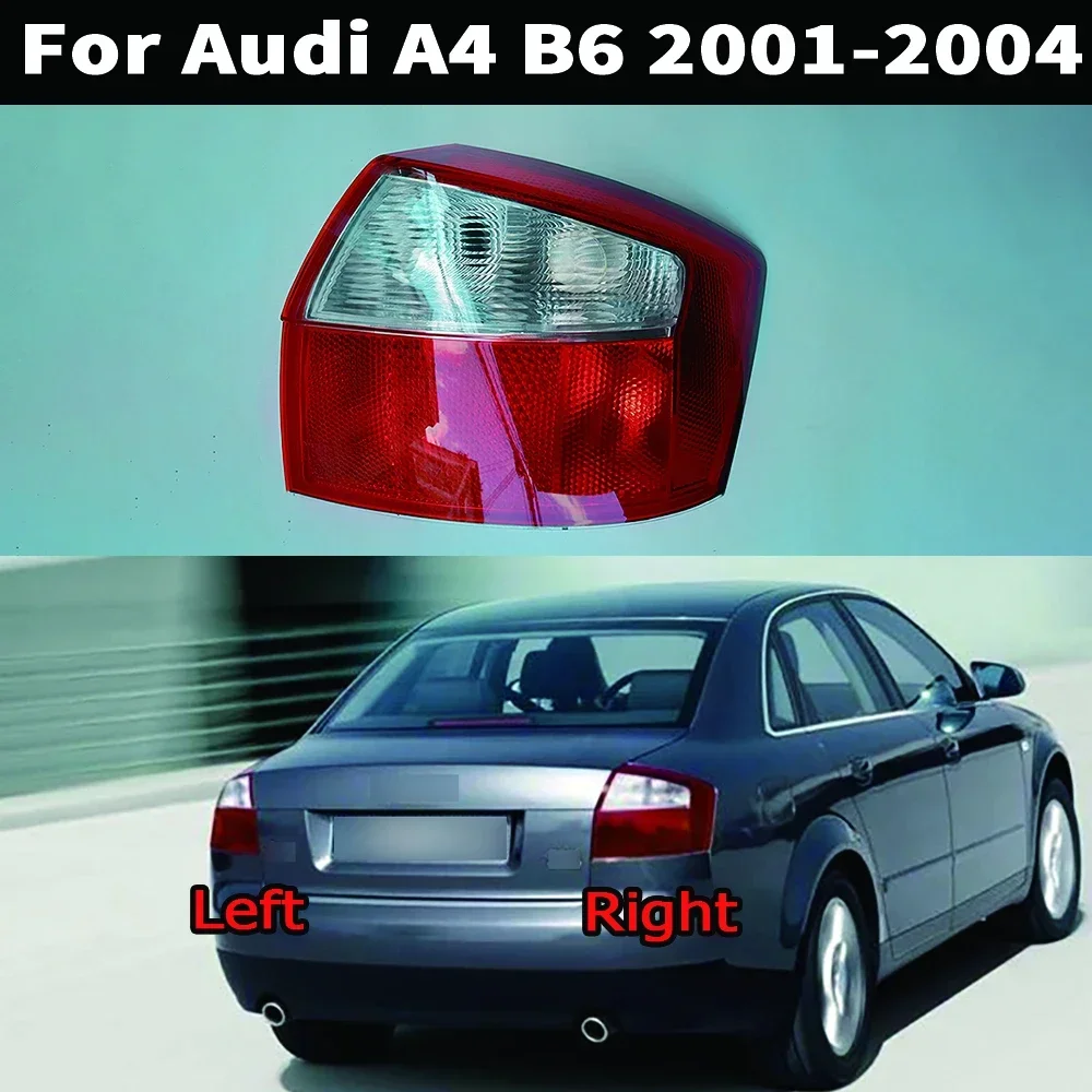 

For Audi A4 B6 2001-2004 LED Taillight Car Rear Tail Light Dynamic Turning Signal Running Brake Reverse Lamp Taillamp Assembly