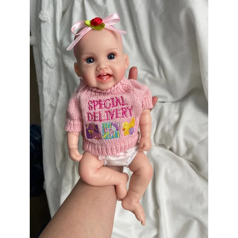 12 Inch 30cm High Quality Pure Silicone Small Baby Doll Soft Touch Collectible Art Doll