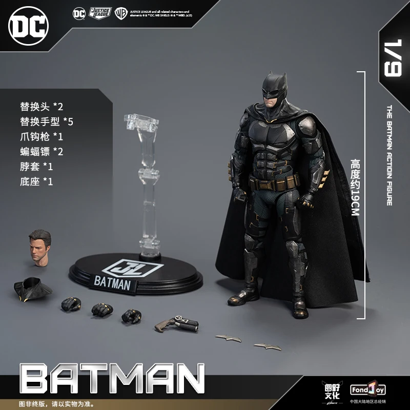 

New Fondjoy Batman Figure Batman Figures Zack Snyder'S Justice Leagued Action Figures The Dark Knight 1/9 Model Toy Gift