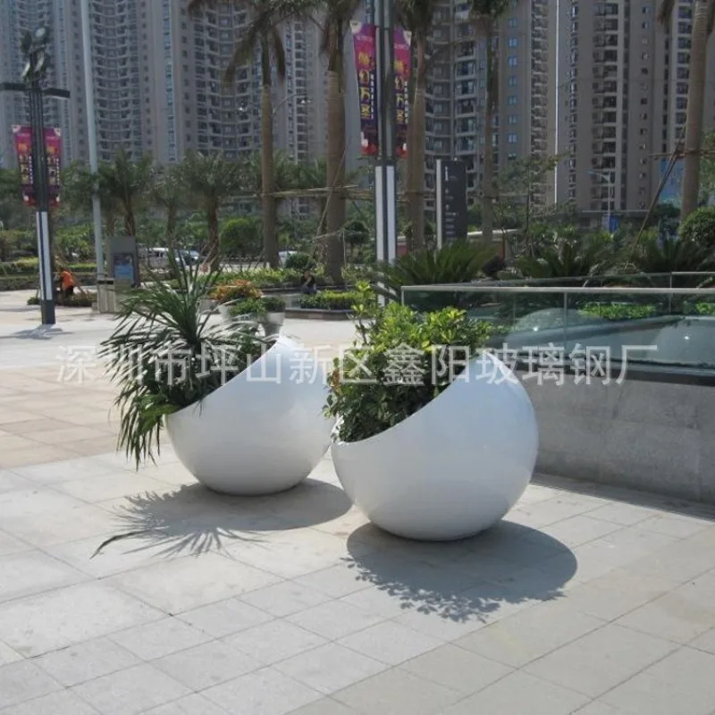 

Открытый цветочный горшок из стеклопластика Торговый центр Горшок Meichen Горшок специальной формы Горшок для отдыха и творческой комбинации