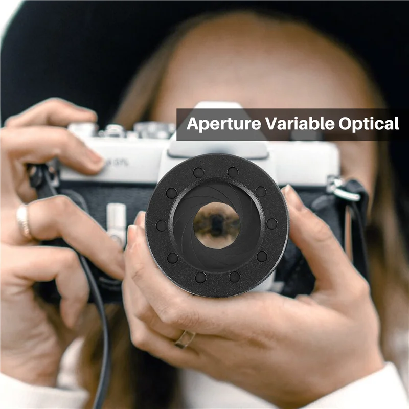 ABLK Регулируемая механическая диафрагма с ручной диафрагмой и диафрагмой для цифровой камеры, объектив с диафрагмой для микроскопа SK12