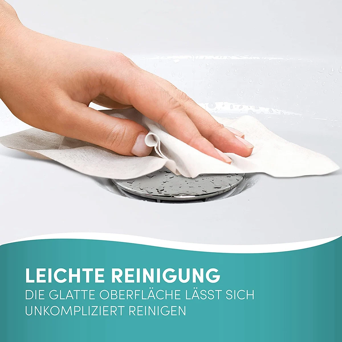 Tapón de baño con ajuste Universal, tapón de bañera a prueba de óxido con doble sello, tapón de baño para cualquier bañera estándar en cromo