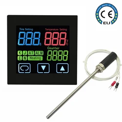 kitchen fryer thermostat with time function with counter function Fried food chicken Fry Pan Temperature controller with timer