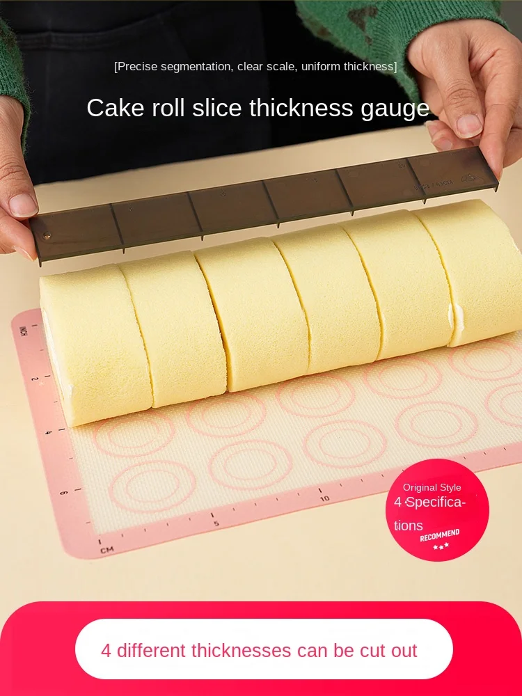 Cake Cutting Roll, Scale Ruler, Slicer, Cutting Tool, Uniform Division Mold Auxiliary Tool, Baking Ruler, Kitchen Use