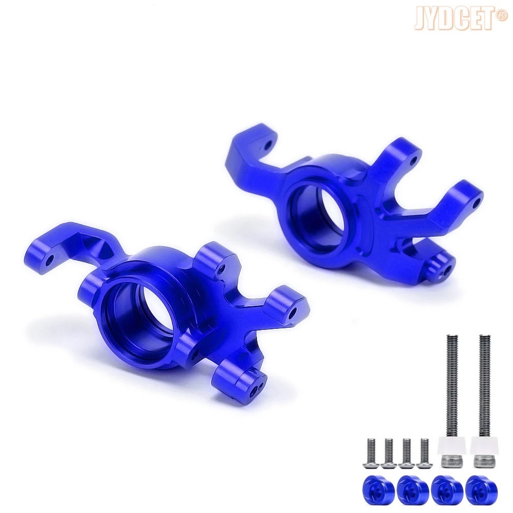 #7737 Aluminum Front Steering Blocks 2pcs Upgrade Parts for RC 1/5 Traxxas X-Maxx XMaxx 6S 77076-4 8S 77086-4