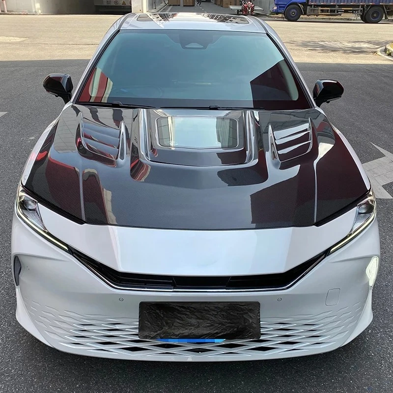 

Carbon Front Engine Hood DM Style For Toyota Camry 9 Generation Carbon Front Hood Bonnet