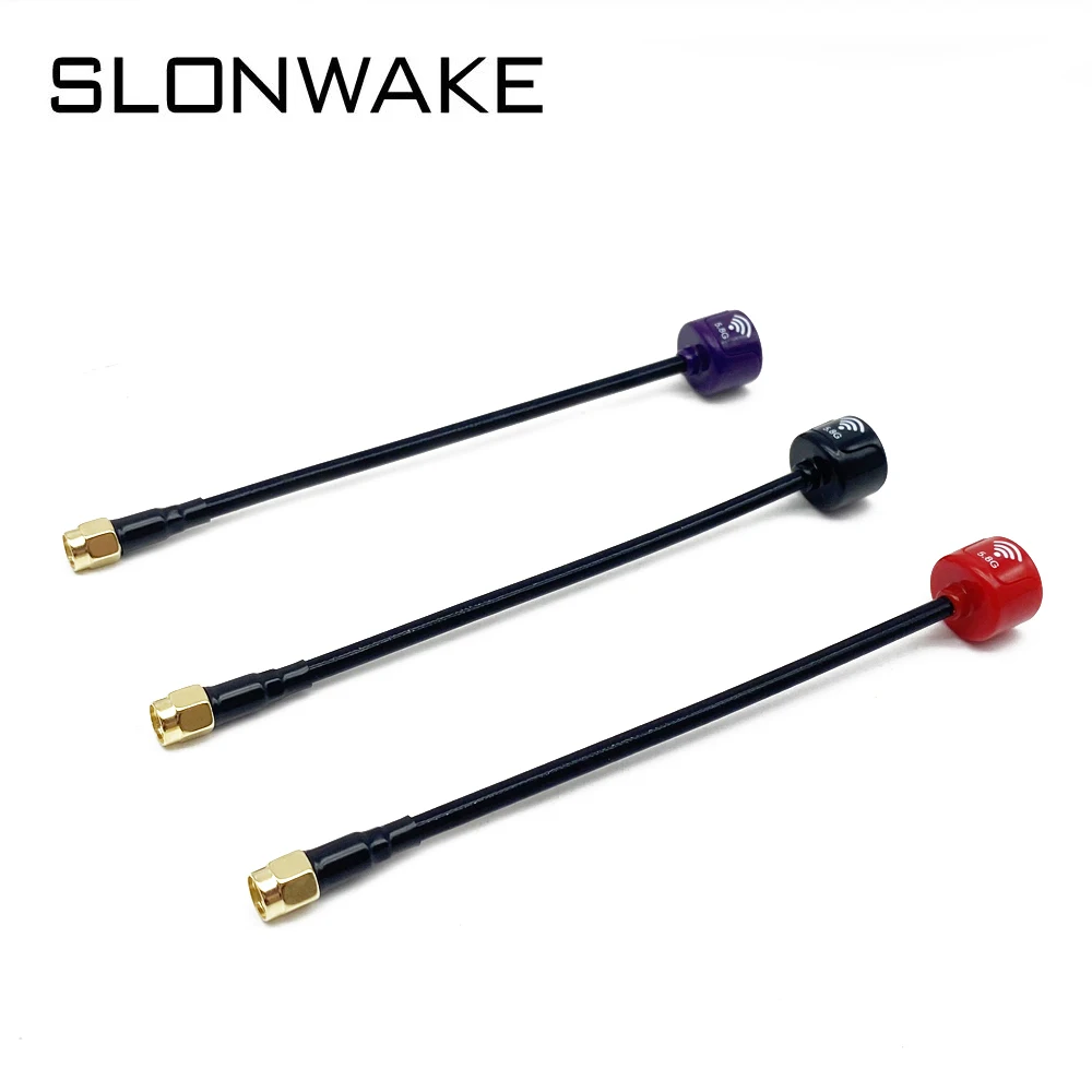 5.8G Omnidirectional Antenna RHCP antenna Directional high-gain 3dBi FPV antenna SMA/RP-SMA is used to transmiter RC FPV racing