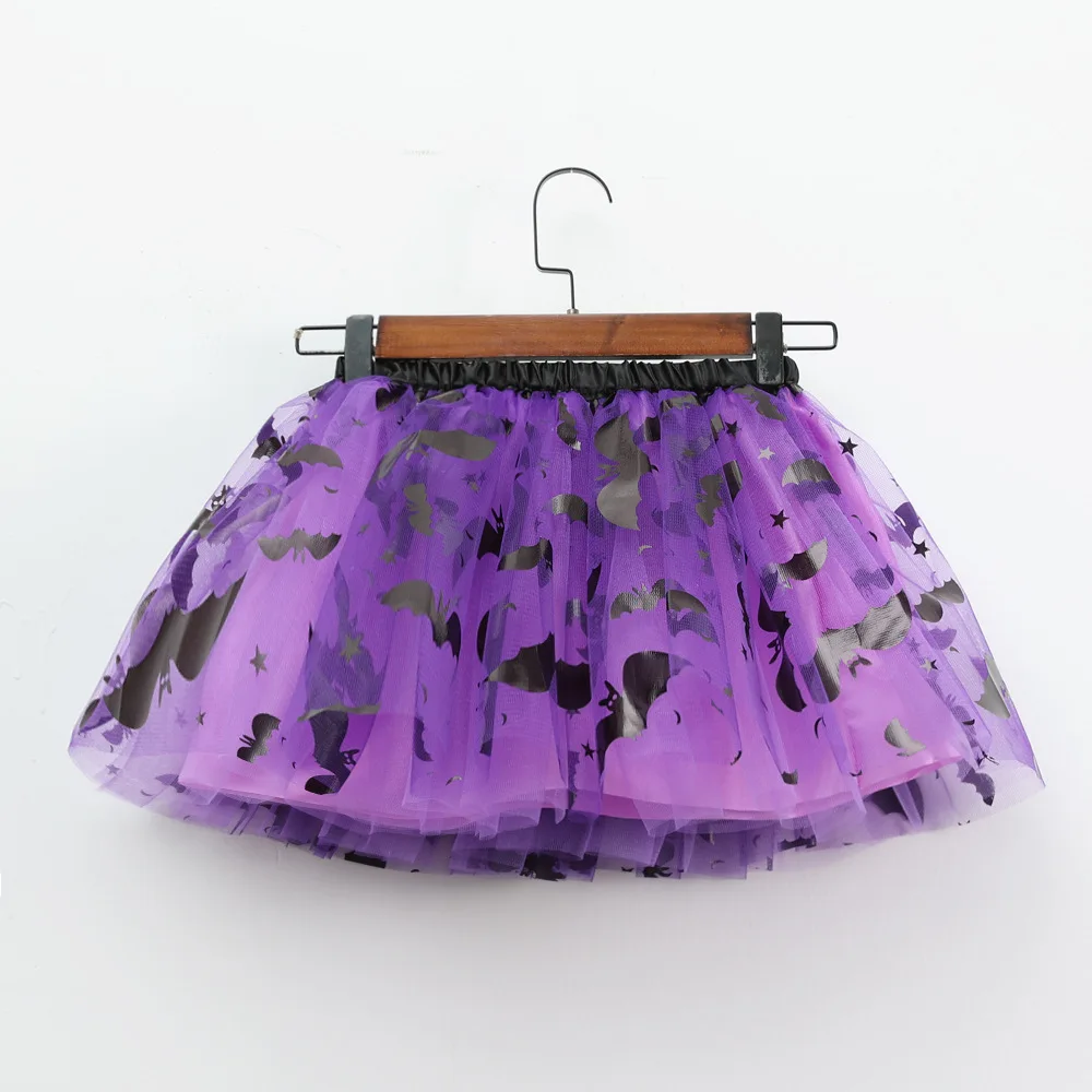 Mädchen Tutu Rock Kinder Ballett Prinzessin Pettis kirt flauschige Tüll Röcke schöne Ballkleid Halloween Kürbis Kinder Kleidung Baby – Detail 34