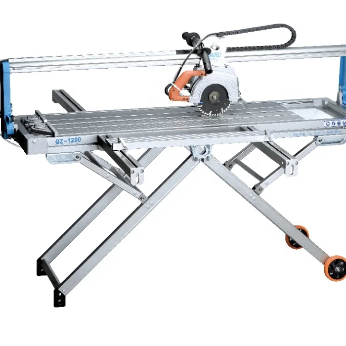 Wandeli Portable 1200mm Water Tile Cutter Machine Electric Desktop Tile Saw Cutter Stone Cutting Machinery