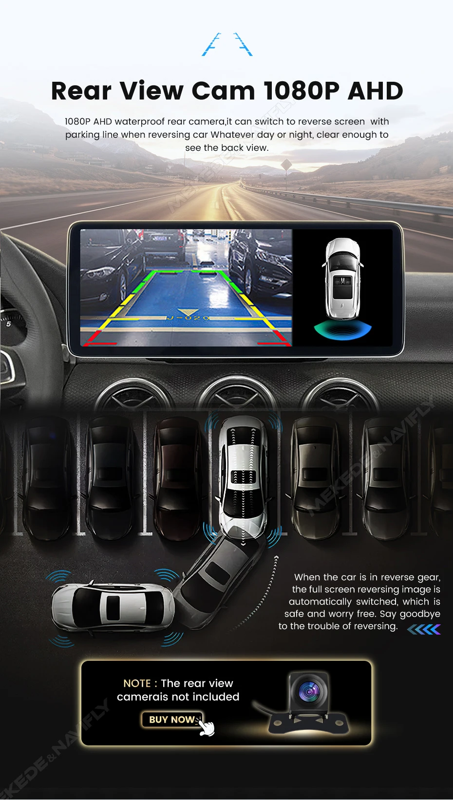 MEKEDE EU Duty Free Qualcomm Snapdragon 680 für Mercedes Benz C W205-GLC 2014 - 2018 NTG5.0 System Autoradio Intelligentes System Multimedia-Player Kabelloses Carplay Android Auto 4G DSP GPS-Navigation WIFI 1920*720 – Detail 31