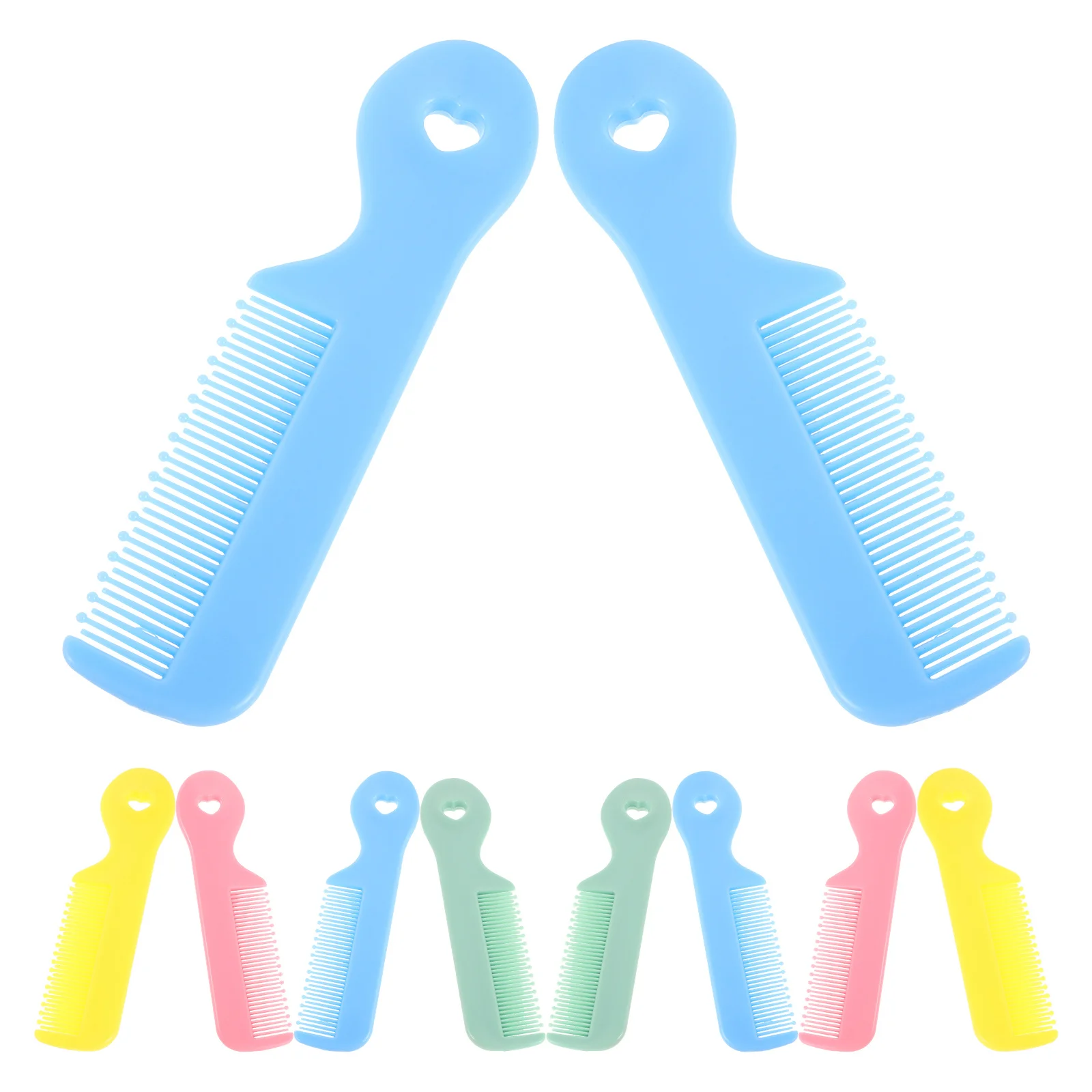 

16pcs Children'S Comb Candy Color Mini For Toddler Girls Gentle Scalp Care Portable Travel Hair Grooming Tool Kids Styling Comb