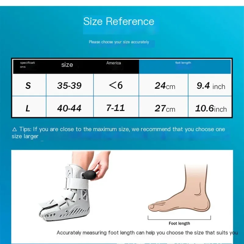 

Ankle Support Sports Rehabilitation Brace Ankle Fixation Warm Walking Aid Shoes