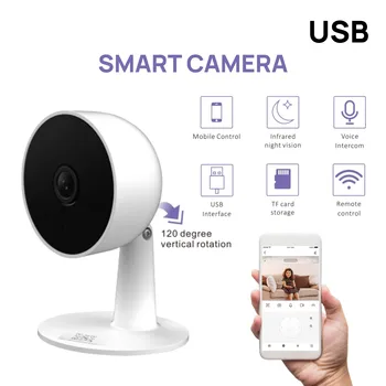 Tuya Smart 2MP HD Indoor Home Security Camera for Baby/Elder/Pet/Nanny,With Real-time APP…