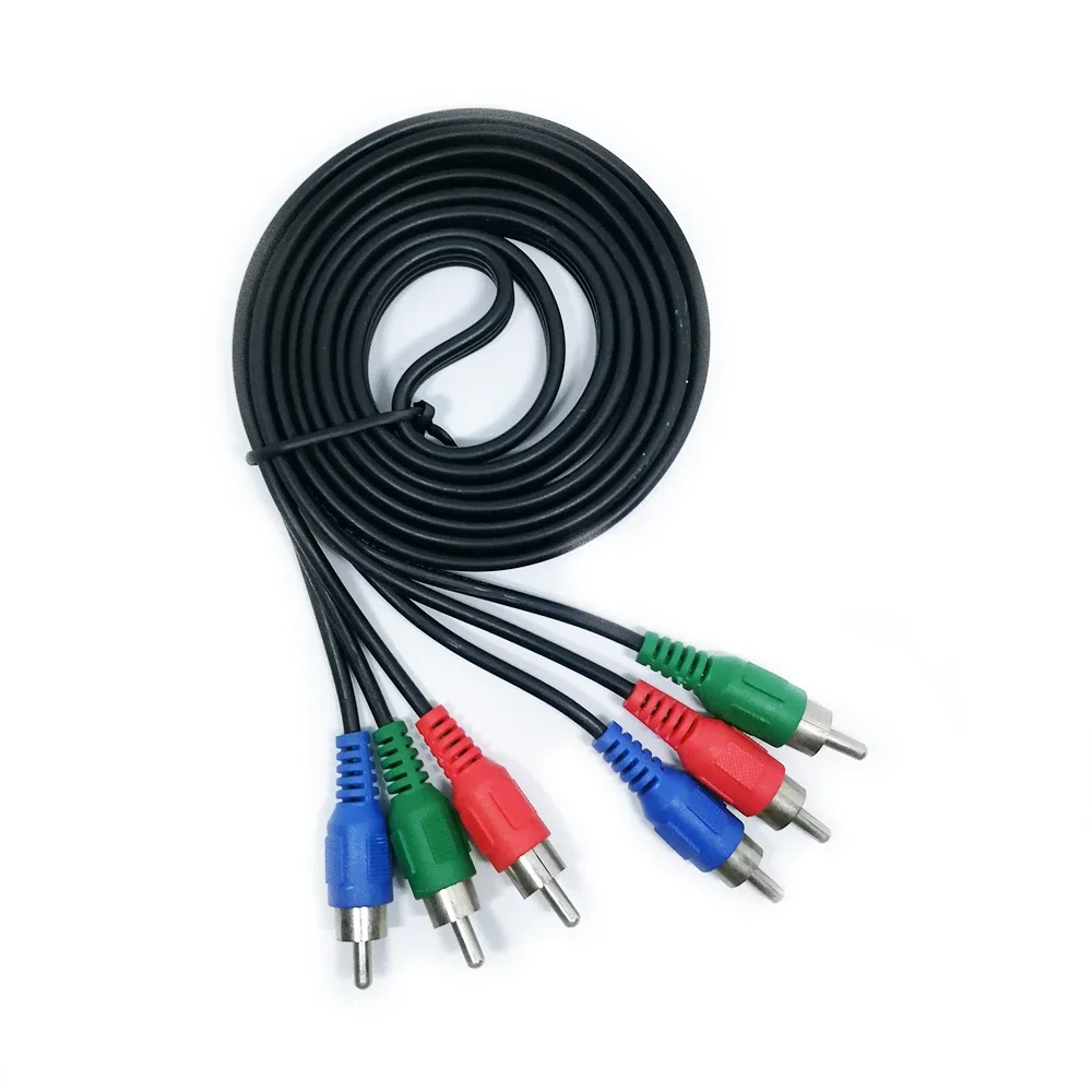 3RCA Male to 3 RCA Male Composite Audio Converte Video AV Cable Plug 3X RCA Digital Camera CD Player VCR AV Cord Adapter