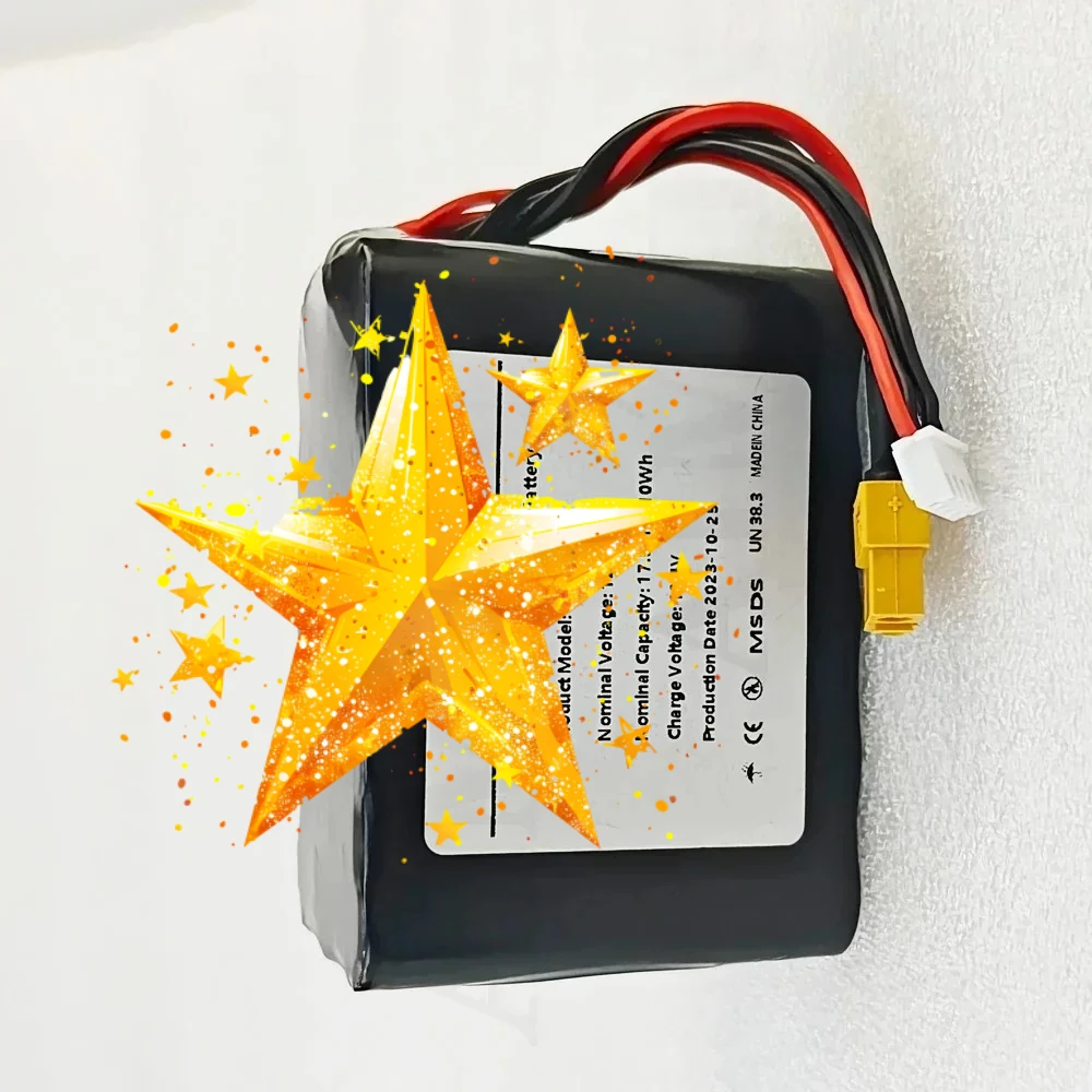 

for RC Airplane Drone Quadrotor XH2.54-4P XT60 Connector 12V 17.5Ah 3S5P 18650 Li-ion Battery Pack Rechargeable