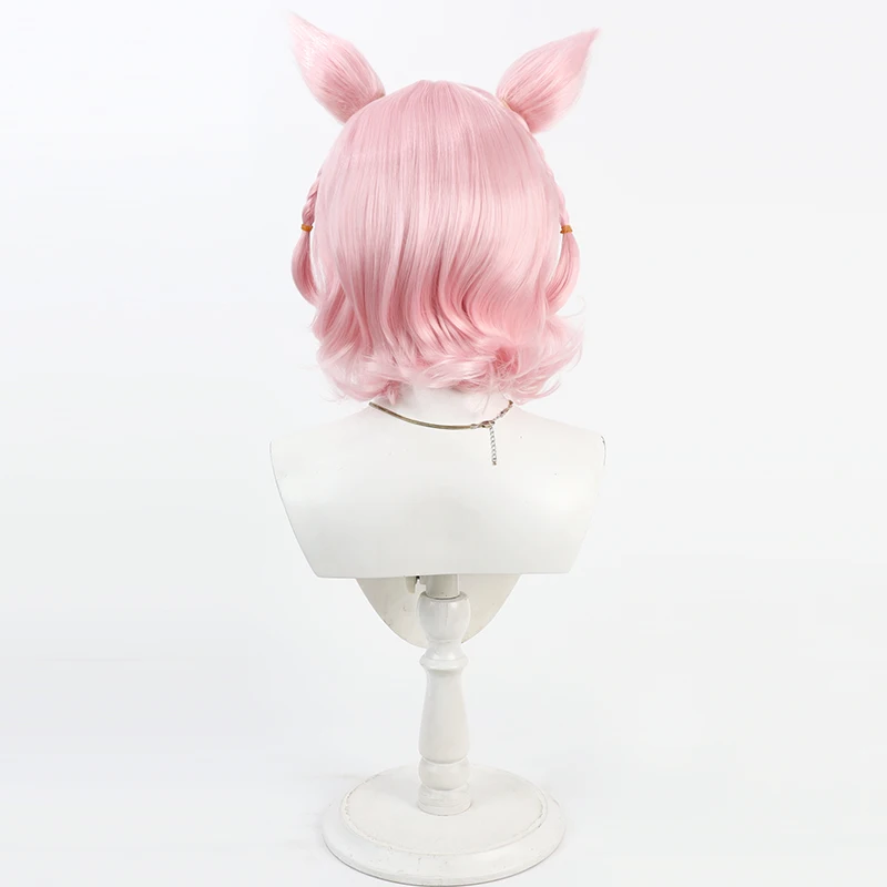 Hakui Koyori Anime VTuber Hololive Cosplay Wig Halloween Party Prop Synthetic Hair Heat Resistant Fiber + Wig Cap