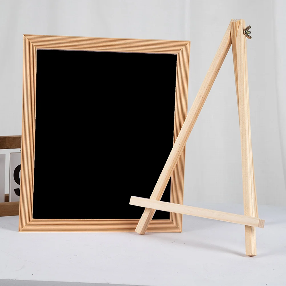 

1pcs Kids Magnetic Drawing Blackboard Wooden Standing Easel For Writing Painting Learning Art Activity Center Educational