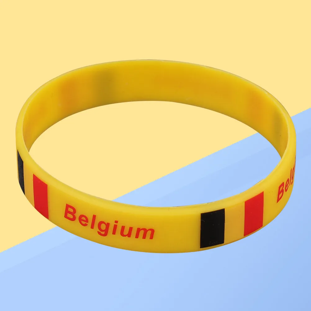

Силиконовый браслет на запястье, универсальный размер, мягкий, прочный, с флагом страны, для футбольных матчей, спортивных мероприятий, браслет с флагом страны