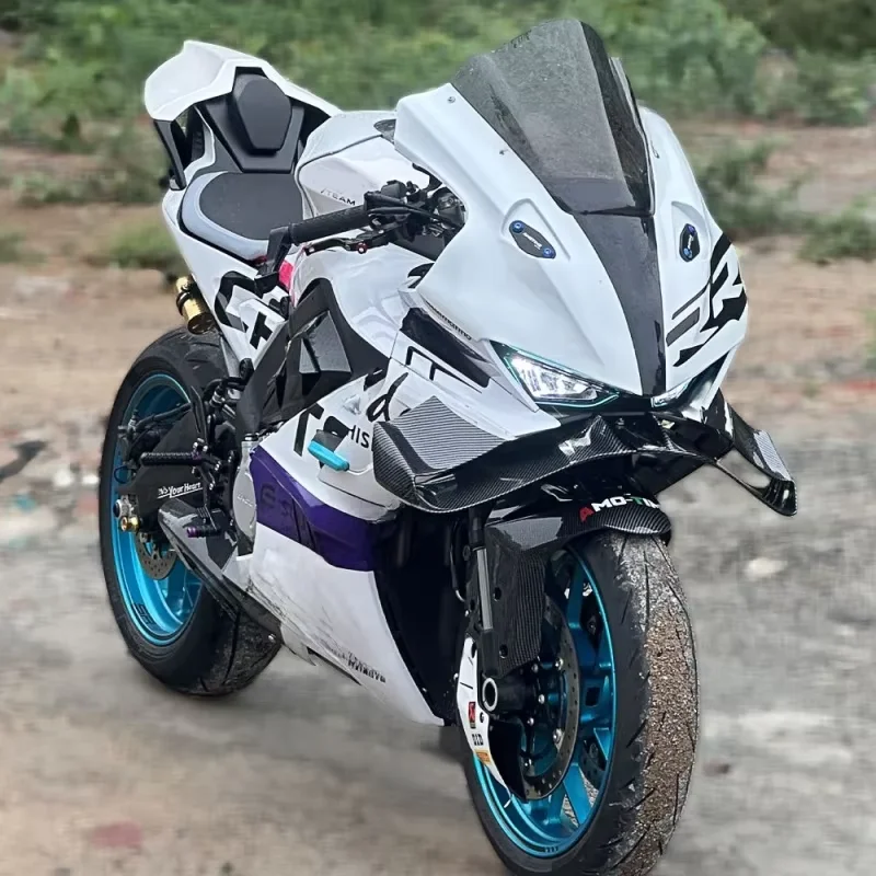 CFMOTO 675SR-R 675 SR-R의 경쟁력 있는 하단 립 스포일러 대형 전면 립 무손상 직선형 측면 엣지 스포일러 수정 썸네일 6