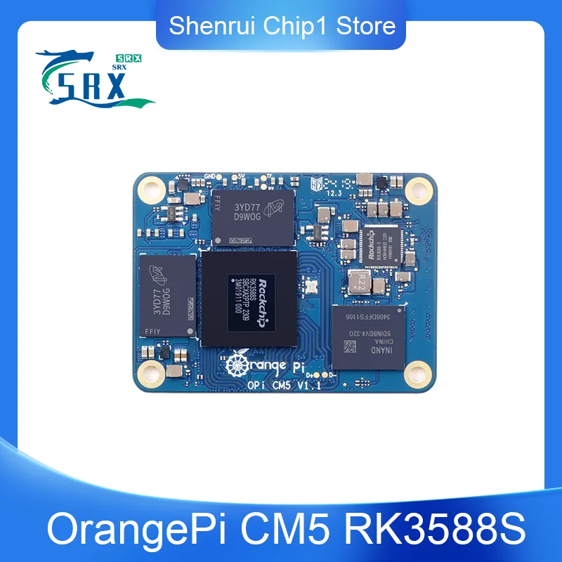 

OrangePi CM5 RK3588S 8 Core With Built-in AI Accelerator NPU of Up to 6TOPS Computing Power