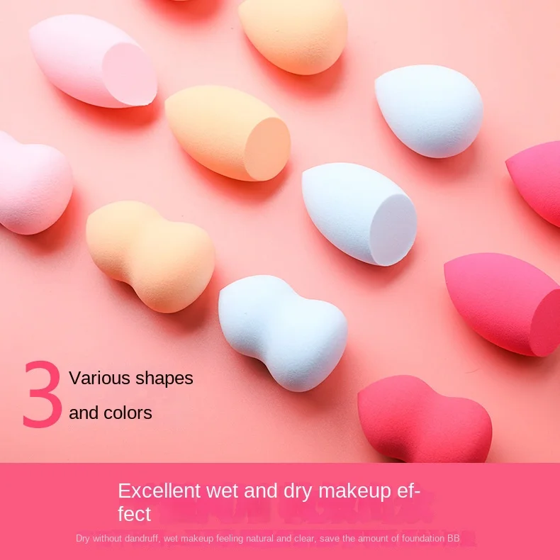 Non-latex for makeup sponge cosmetic bag for women makeup set make up sponge powder puff gigante beauty egg  cosmetic puff